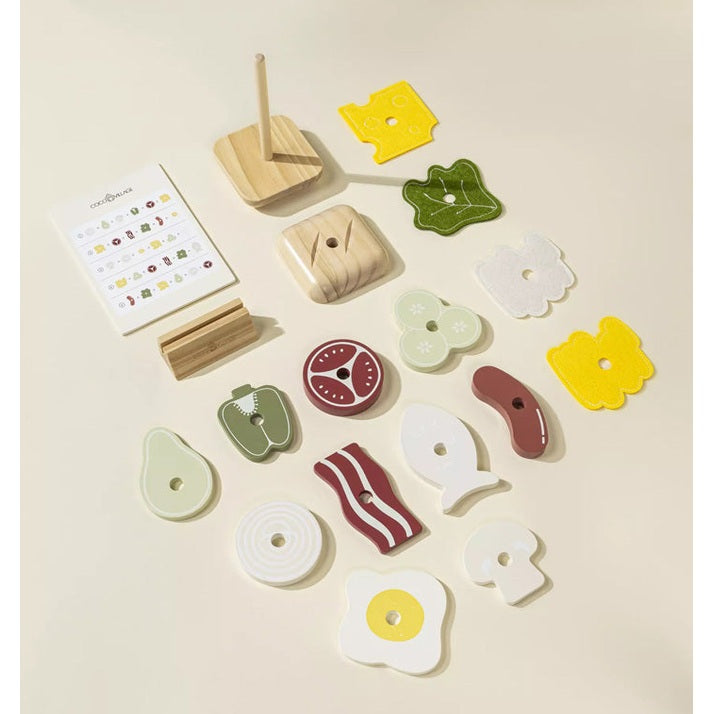 Wooden Stackable Sandwich