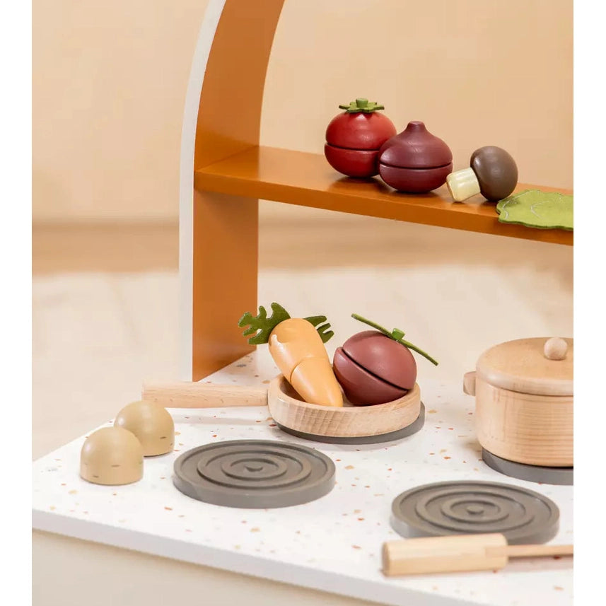 Wooden Vegetables Playset