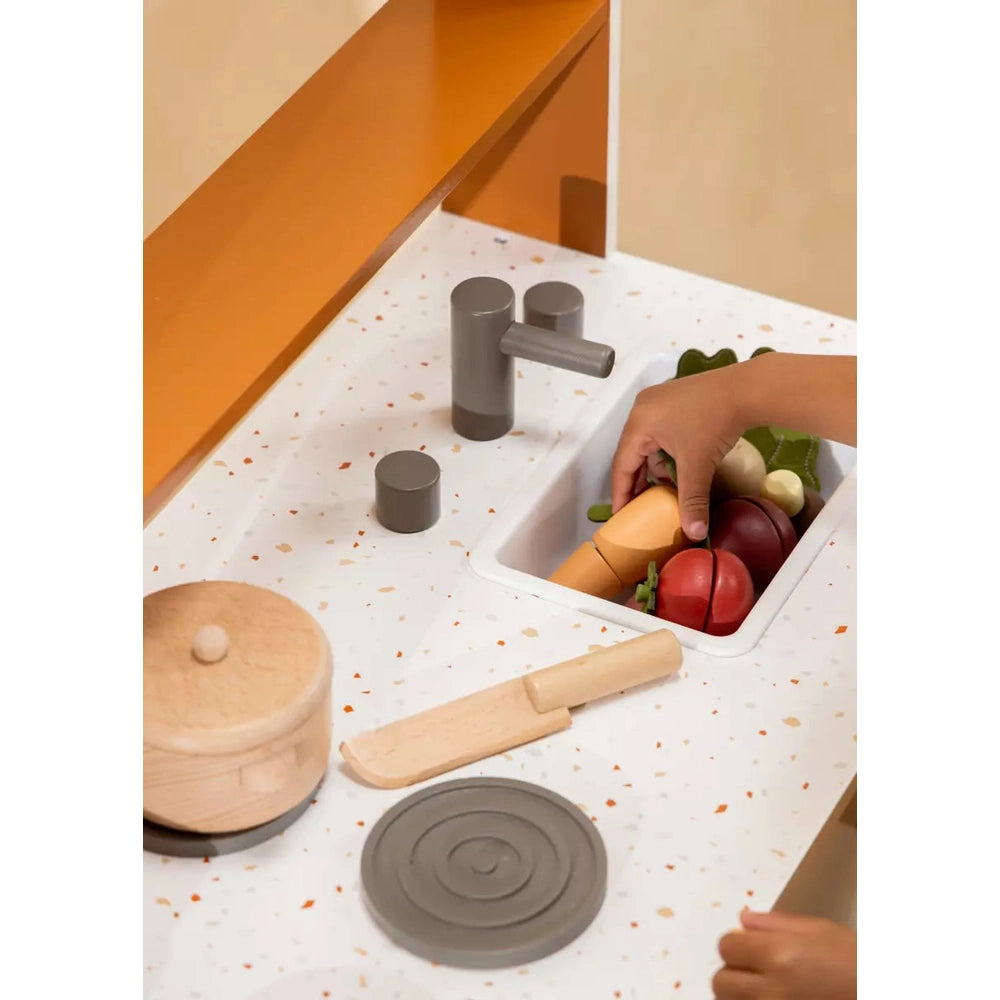 Wooden Vegetables Playset