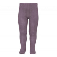 Condor Basic Rib Tights Amethyst