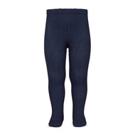 Condor Basic Rib Tights Navy Blue