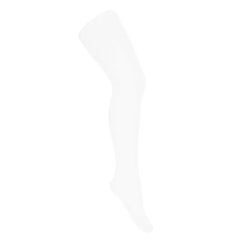 Condor Condorel La 40 denier basic pantyhose in white worn on a leg