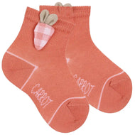 Condor Short Socks With Carrot Application Peony