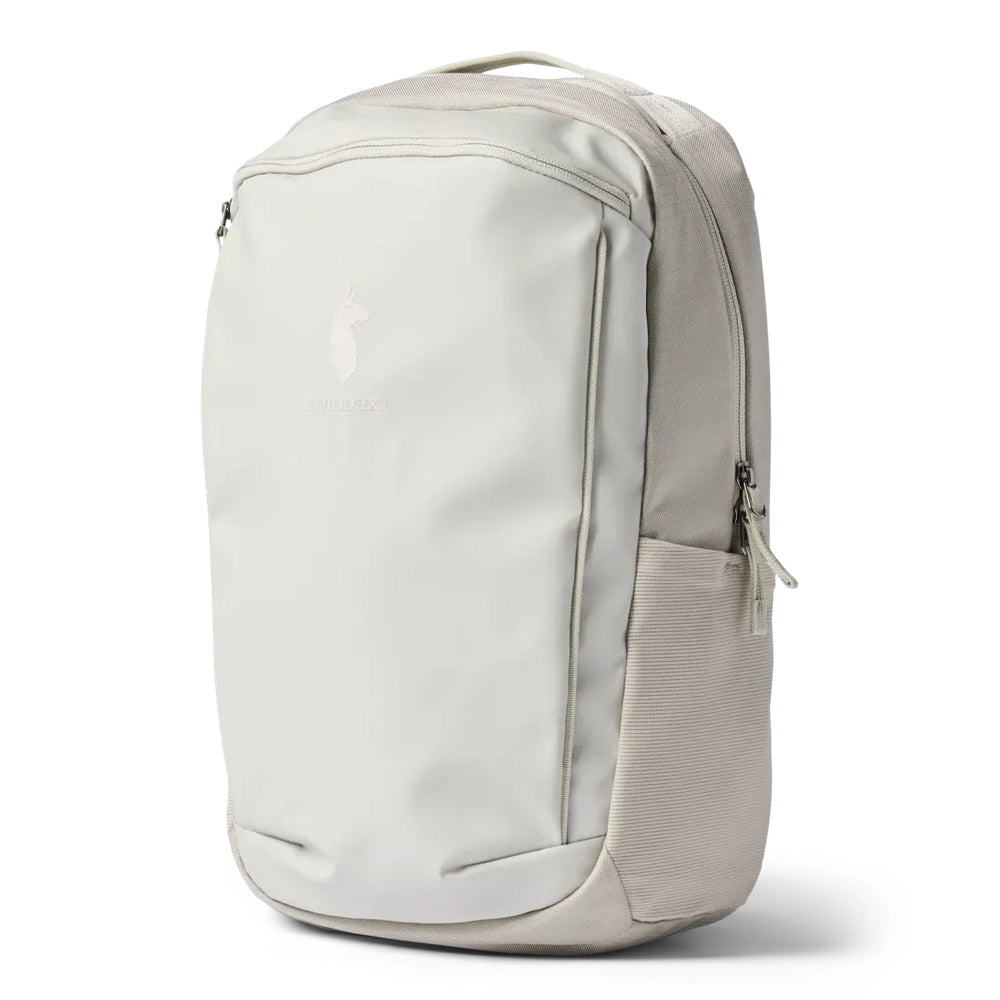 Cotopaxi Allpa 18L Daypack in Light Gray with beige side panel