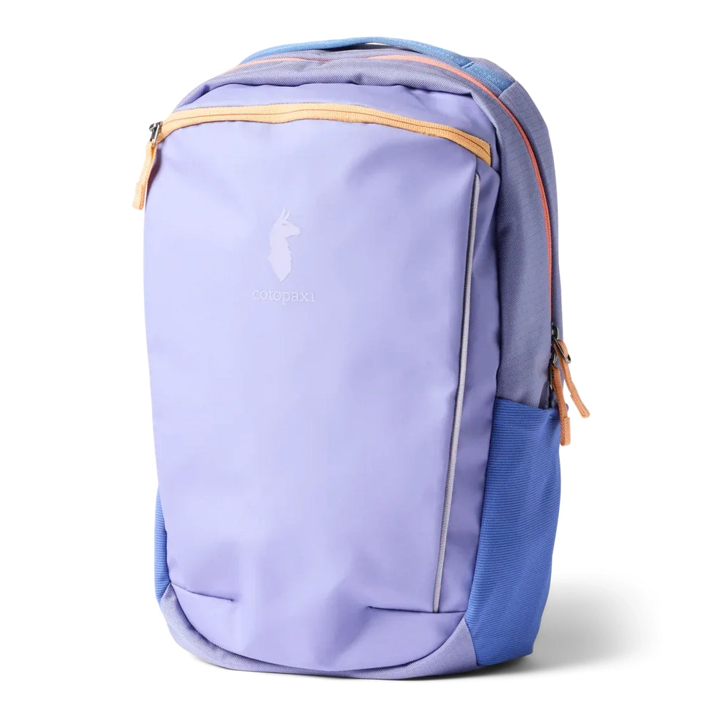 Cotopaxi Allpa 18L Daypack in Lavender with peach zipper pulls