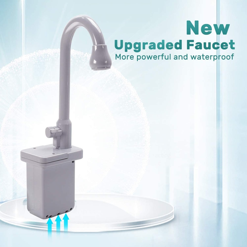 Cute Stone Kids Kitchen Sink Toy Playset