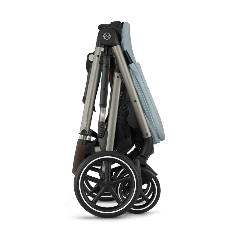 Cybex Gazelle S stroller in Stormy Blue compact fold