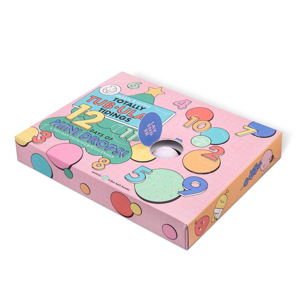 Dabble & Dollop 12 Days of Mini Drops® Bath Bomb Countdown Calendar