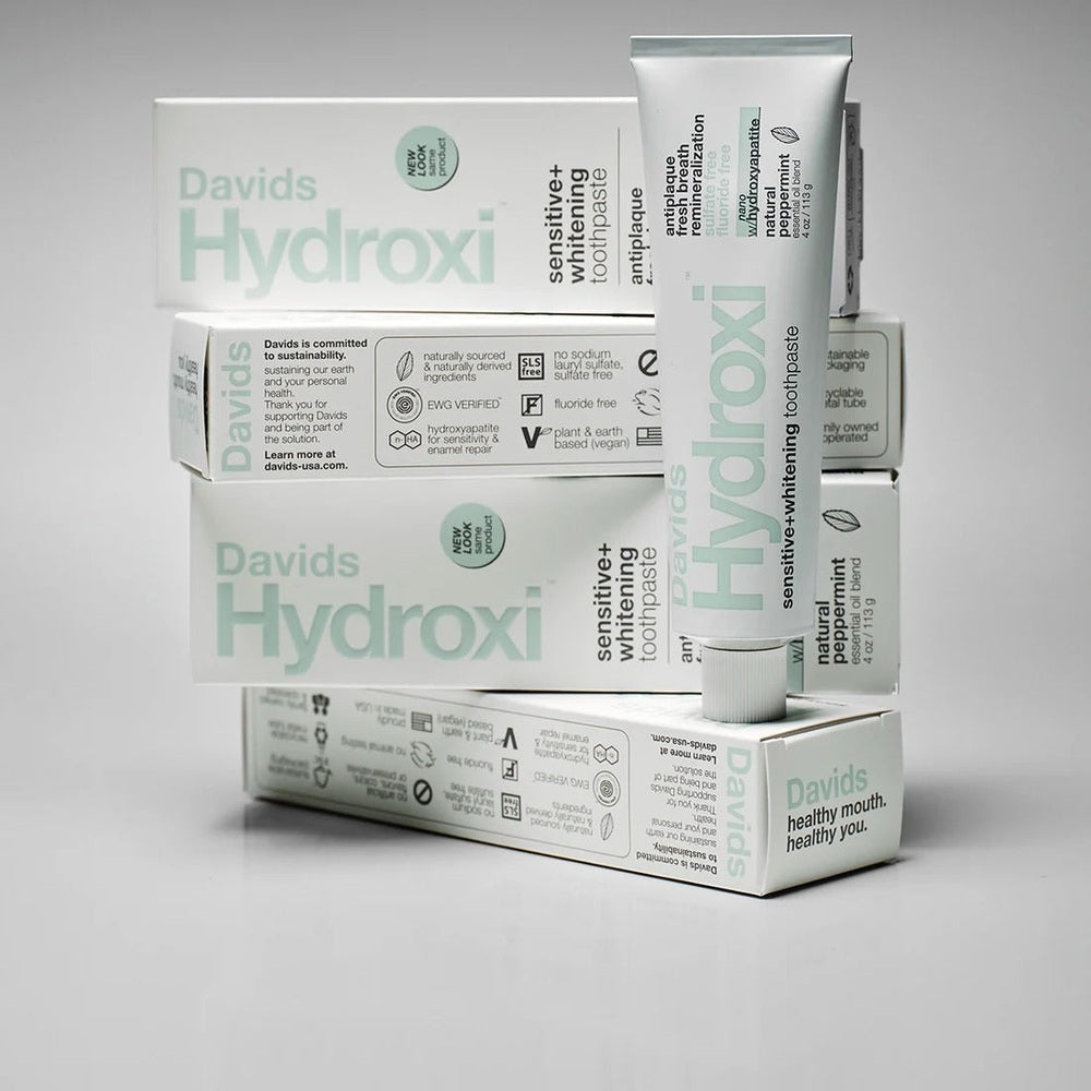 Davids Toothpaste Sensitive & Whitening Fluoride Free Peppermint