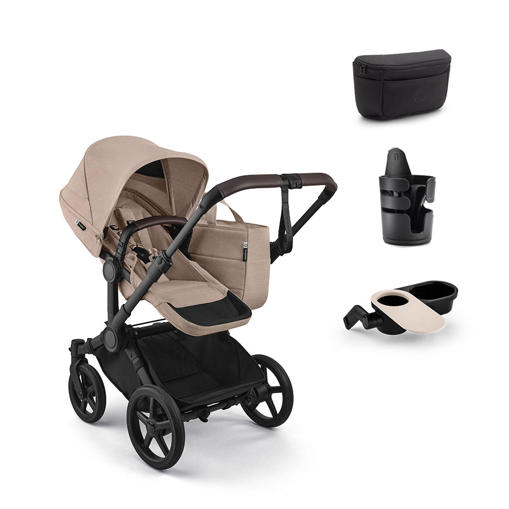 Bugaboo Donkey 6 Mono Stroller Complete + Free Organizer + Cup Holder + Snack Tray