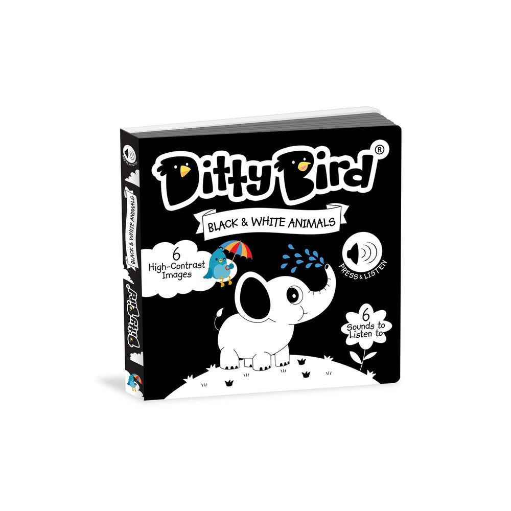 Ditty Bird Sound Book Black And White Animals