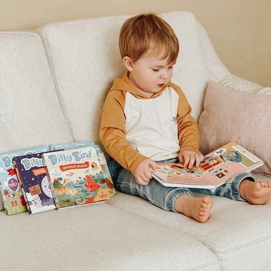 Ditty Bird Sound Book Dinosaur Sounds USB-C Rechargeable