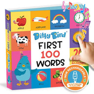 Ditty Bird Sound Book First 100 Words USB-C Rechargeable