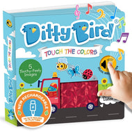 Ditty Bird Sound Book Touch the Colors USB-C Rechargeable
