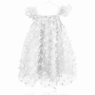 Dolly By Le Petit Tom Allover Butterflies Tutu Dress White