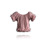Dolly By Le Petit Tom Frilly Princess Top MaUVe