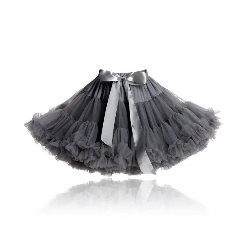 Dolly By Le Petit Tom Pettiskirt Princess & The Pea Dark Grey