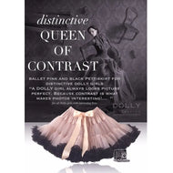 Dolly By Le Petit Tom Pettiskirt Queen Of Contrast Ballet Pink With Black