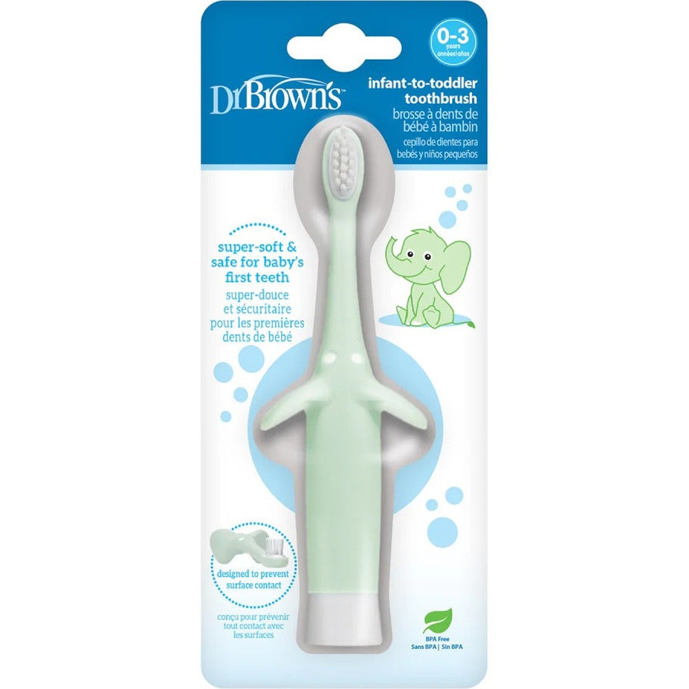 Dr. Brown's Infant-to-Toddler Toothbrush 1-Pack