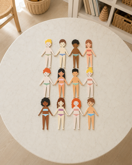 Cherrypick Magnetic Dress-Up Dolls Play Set