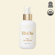 EllaOla Fragrance Free 100% USDA Organic Baby Massage Oil 150ml