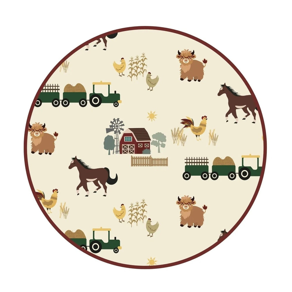 Emerson And Friends On the Fam Bamboo Gown and Hat Gift Set in Red and Multi