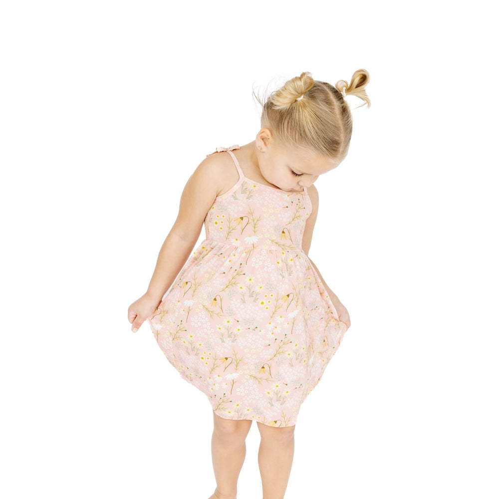 Spring Meadow Bamboo Sundress Pink