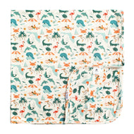 Emerson And Friends Explore Florida Luxury Bamboo Swaddle Blanket Beige And Multi