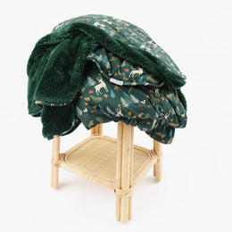 Emerson And Friends Midnight Forest Twin Bamboo And Fleece Throw Blanket Green And Multi