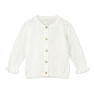 Ettie & H Aurora Cardigan White