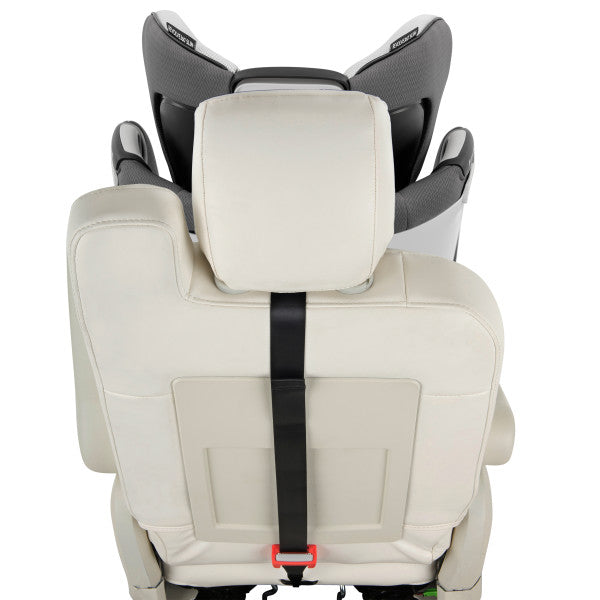 Evenflo Revolve360 Slim 2-in-1 rotational car seat, beige upholstery with SensorSafe