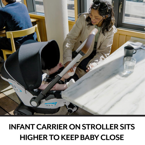 Evenflo Gold Shyft Dualride With Carryall Storage Infant Car Seat And Stroller Combo