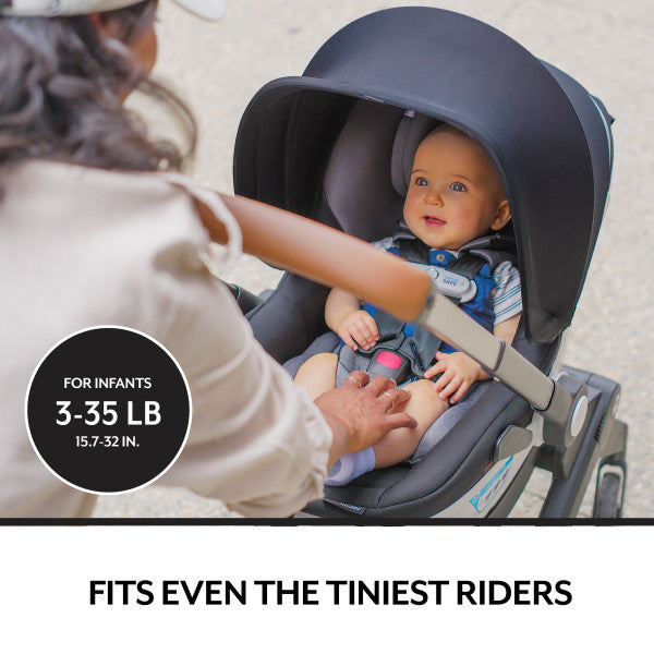 Evenflo Gold Shyft Dualride With Carryall Storage Infant Car Seat And Stroller Combo