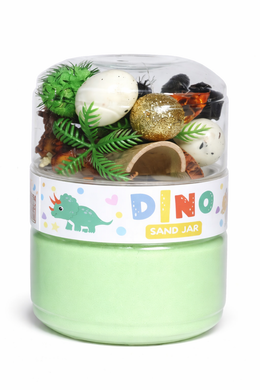 Play Play Dough Dino Fun Sand Jar