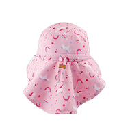 Flapjackkids Kids Sun Hat With Neck Cape Unicorn