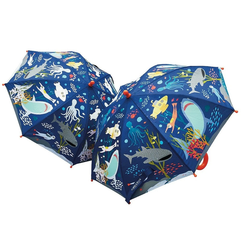 Floss And Rock Color Change Umbrella-Deep Sea