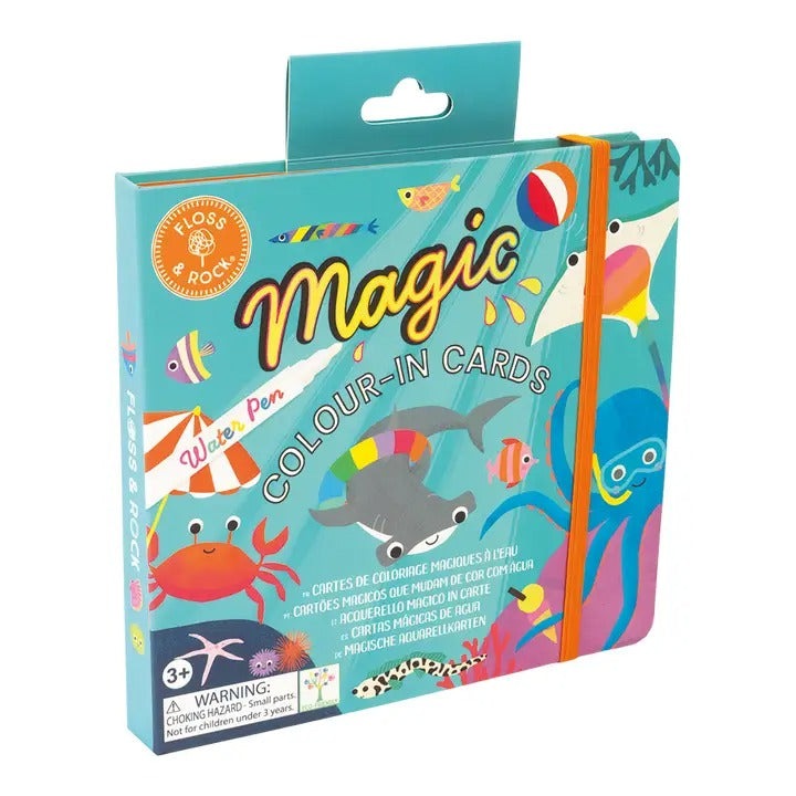 Floss And Rock Magic Color Changing Water Cards Ocean