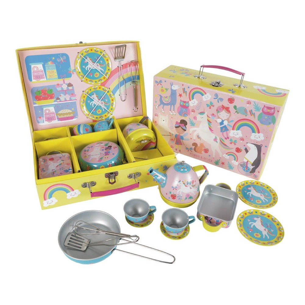 Floss And Rock Musical Kitchen Set 12 Piece Rainbow Fairy
