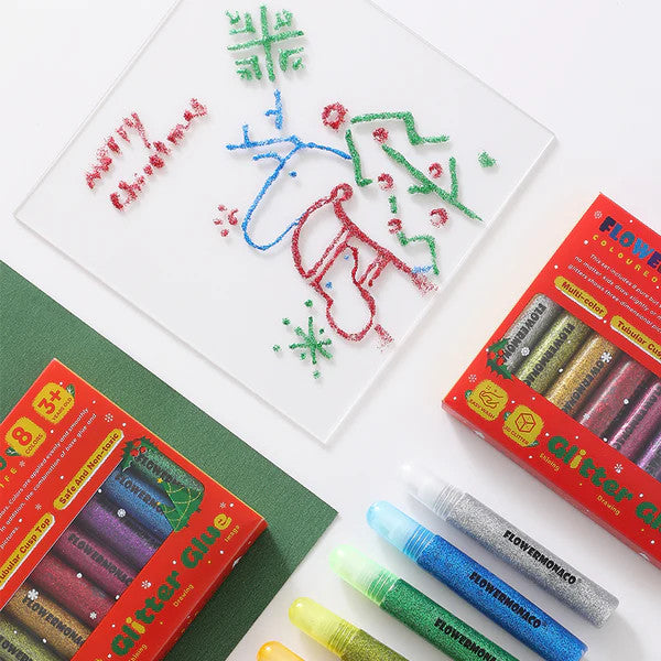 Flower Monaco Glitter Glue