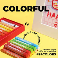 Flower Monaco Oil Crayon Original