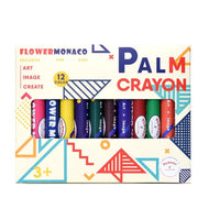 Flower Monaco Palm Crayon 12 Colors