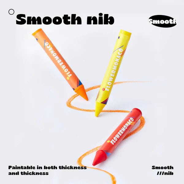 Flower Monaco Palm Crayon 24 Colors