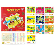 Flower Monaco Paper Cut Series Fruit Puzzle