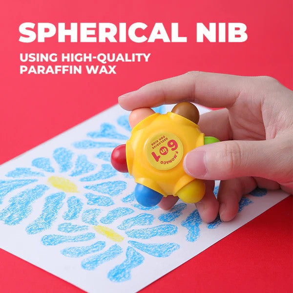 Flower Monaco Pocket Crayons Single