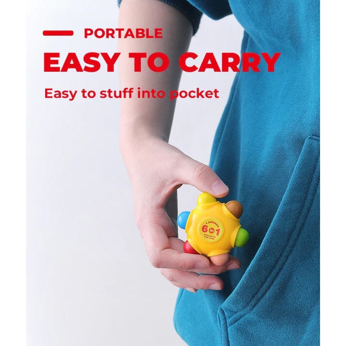 Flower Monaco Pocket Crayons Single yellow pocket-sized crayon toy for kids