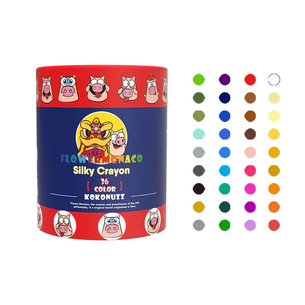 Flower Monaco Silky Crayon 36 Colors