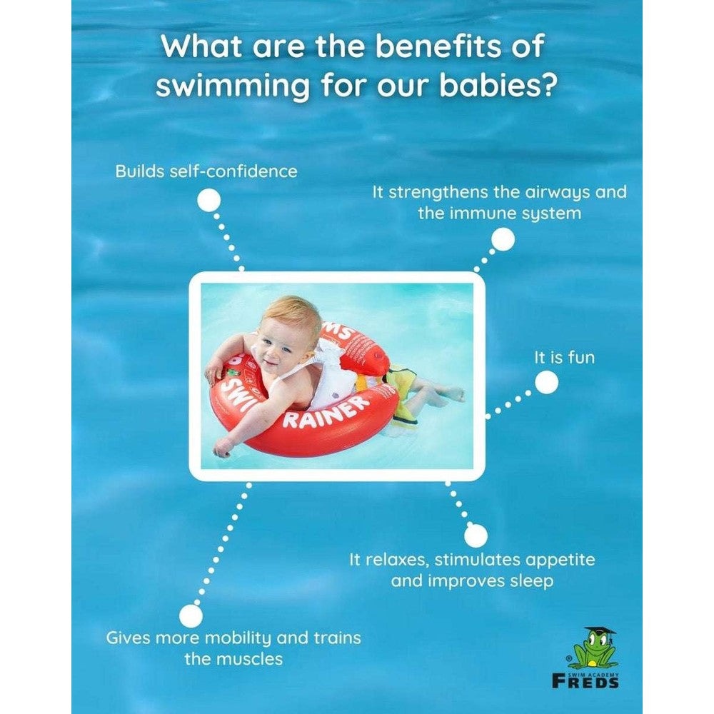 Freds Swimtrainer Classic Red 3M-4Y