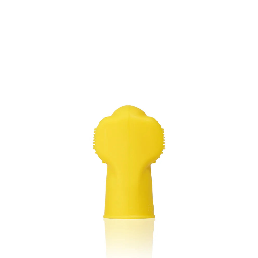 Frida Baby Smilefrida finger toothbrush in bright yellow silicone by FRIDA

