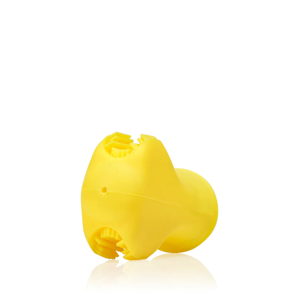 FRIDA Smilefrida finger toothbrush in yellow plastic for infant oral care