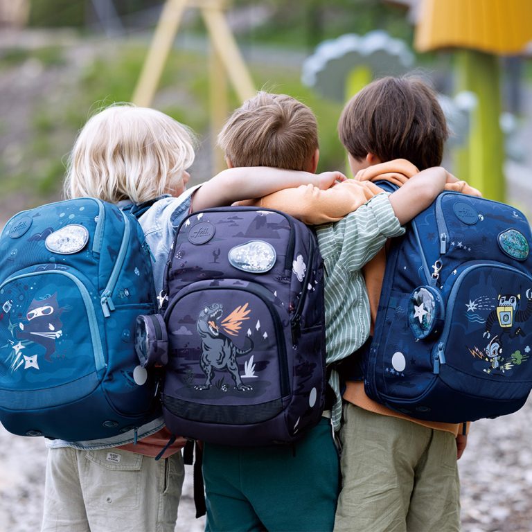 Frii Of Norway School Backpack Expand 20-25L Dino Black